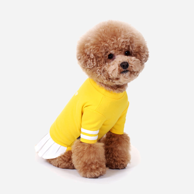 로로독 치얼업 애견원피스 강아지옷 Yellow