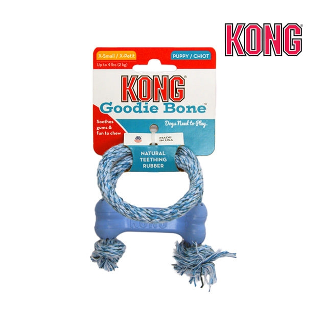 콩 강아지 터그놀이 장난감 구디본 로프 블루 핑크