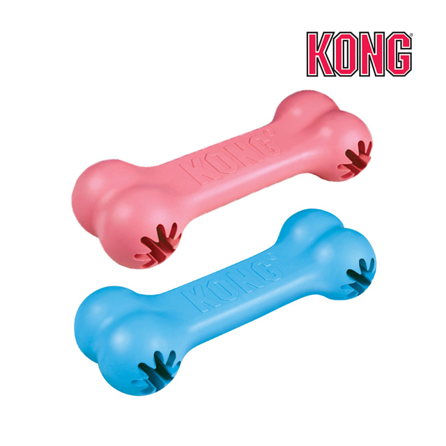 콩 구디본 퍼피 소 블루 핑크 사료장난감 노즈워크 강아지 분리불안 KONG