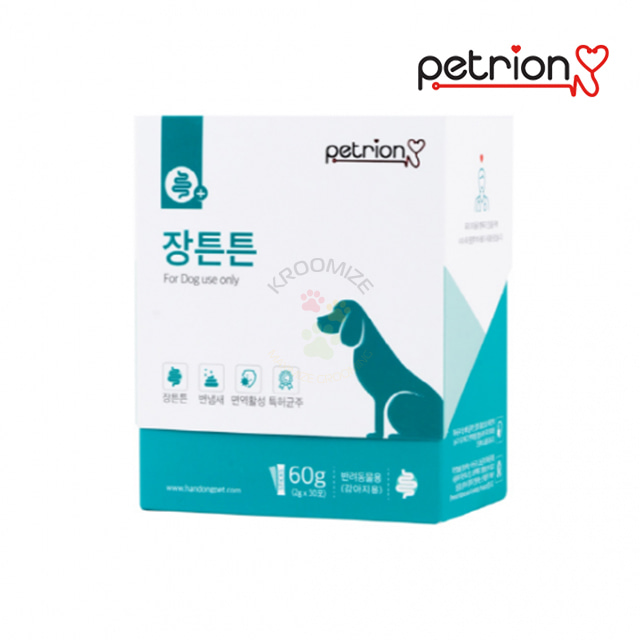 펫트리온 장튼튼 강아지 장 영양제/유산균 대체 프로바이오틱스 (60g/2g x 30개입)